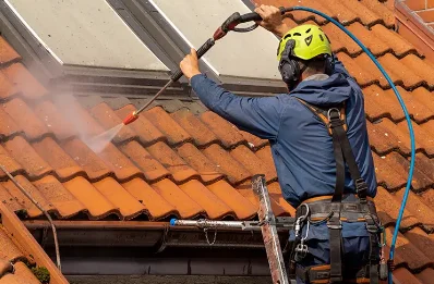 Démoussage et hydrofuge de toiture à Limans